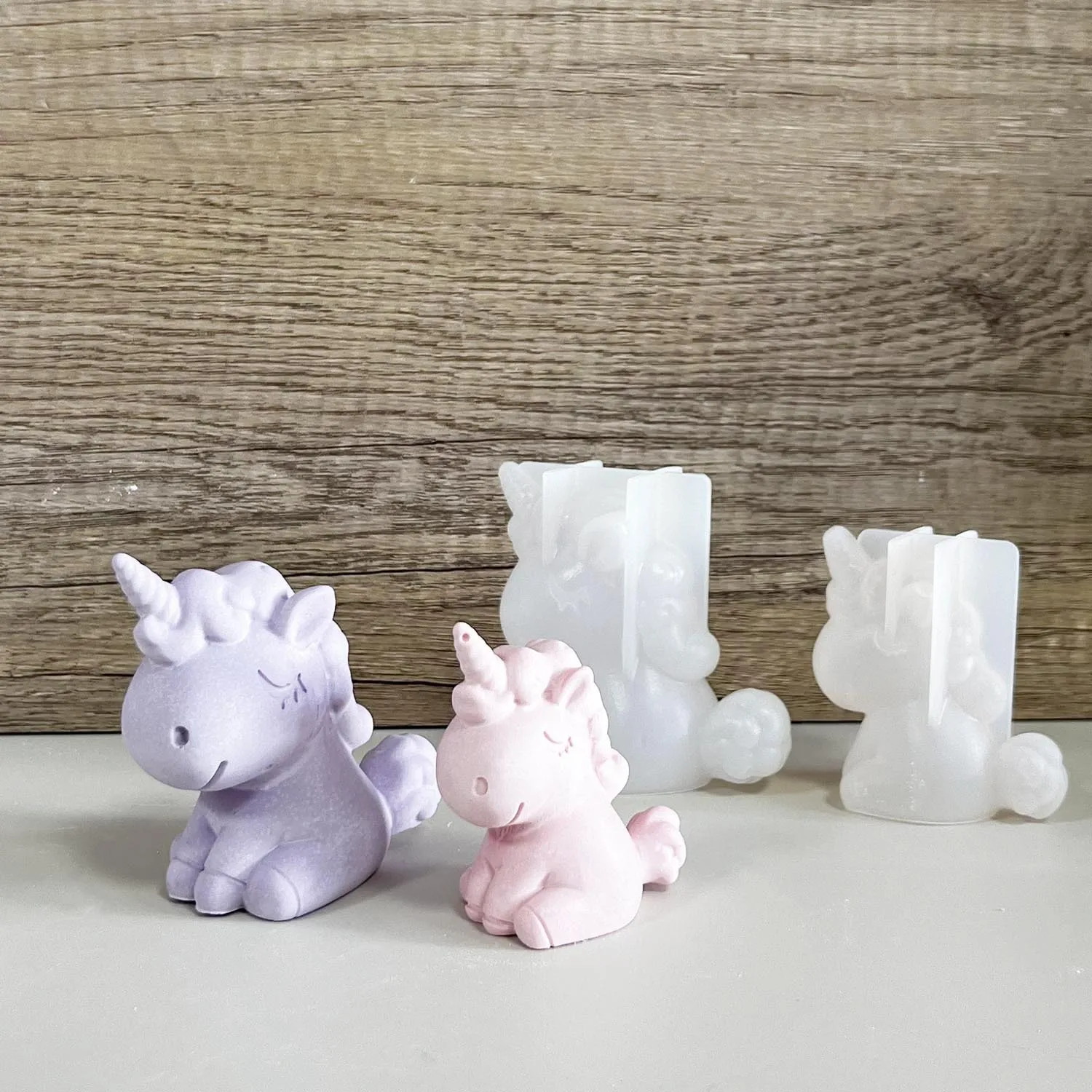 Soap Making Lye - 3D 기하학 실리콘 유니콘 고양이 사슴