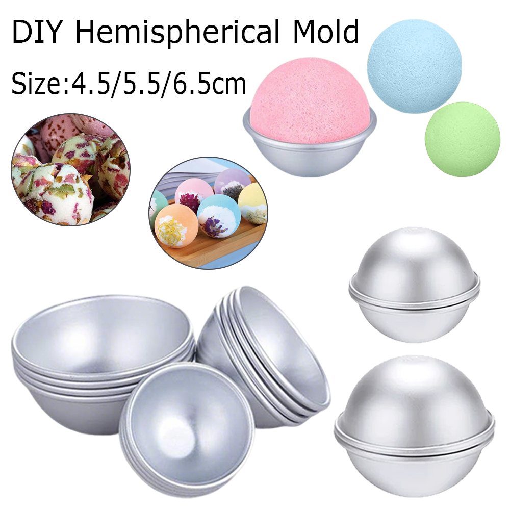Soap Making Experiment - 6-24개 구형 목욕 몰드, DIY 비누