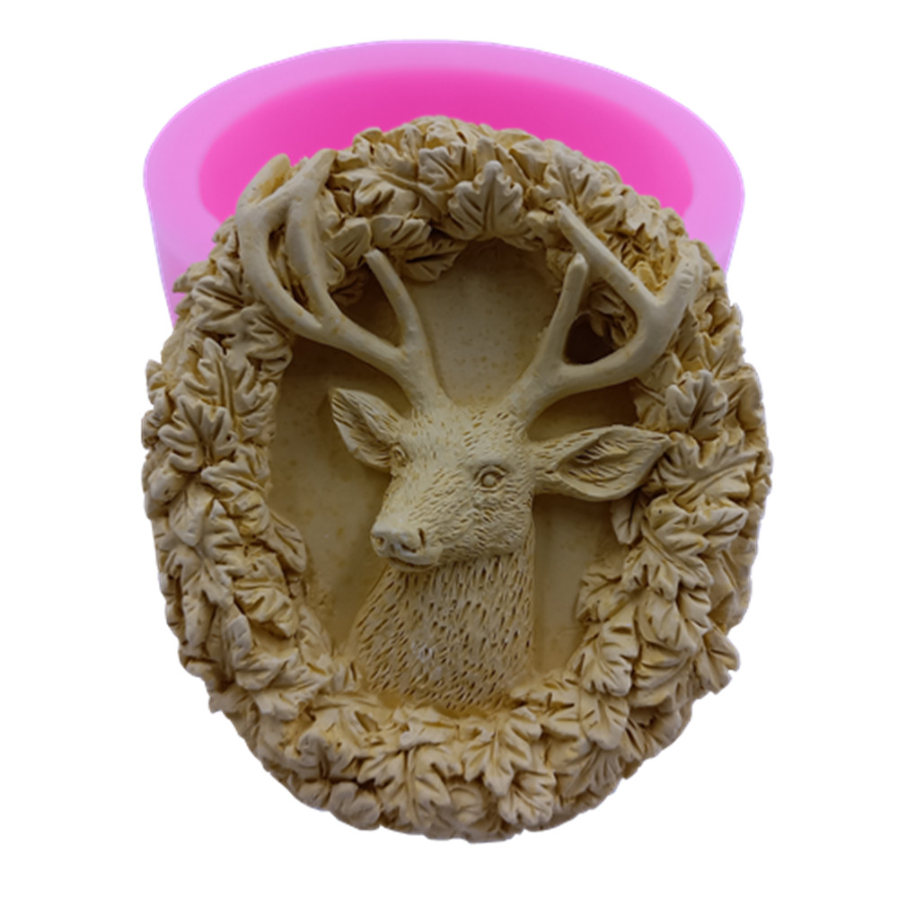 Soap Making Lye - 사슴 디자인 비누 실리콘 몰드 비누