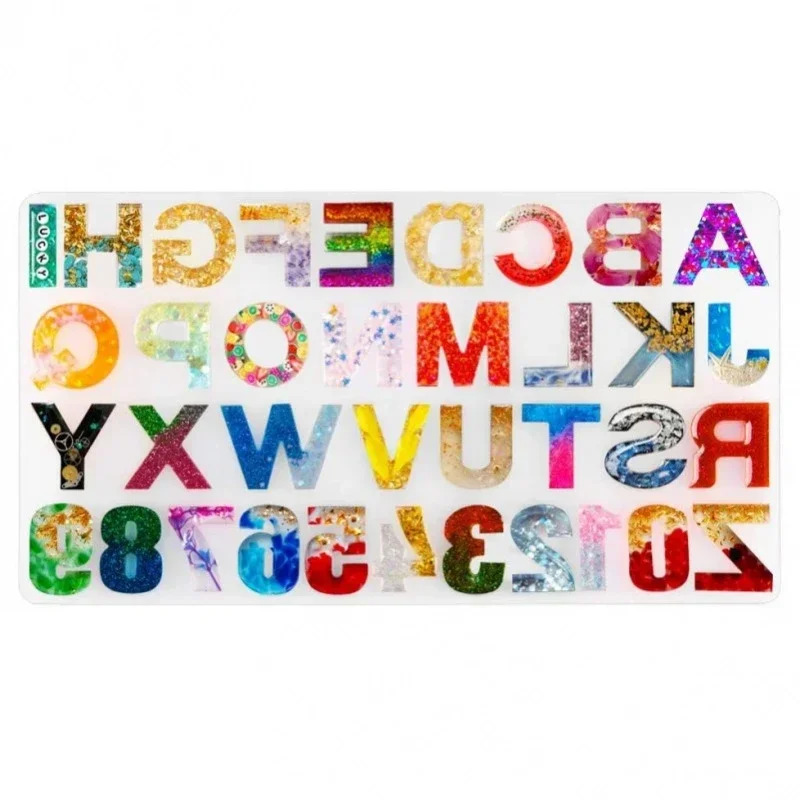 Natural Making Soap - 1pc/2pcs/3pcs LettersAtoZ,Number0to9실리콘 몰드, DIYCrafts용, 비누 만들기,