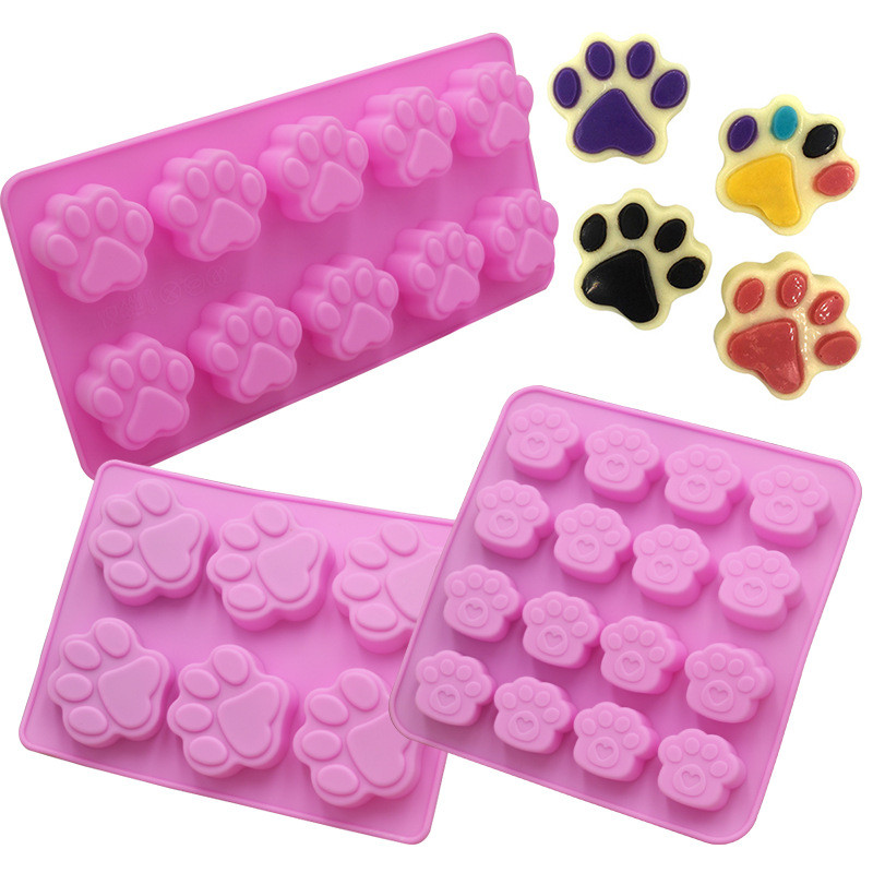 Soap Making Supplies - 고양이 발톱 모양 초콜릿 실리콘 금형