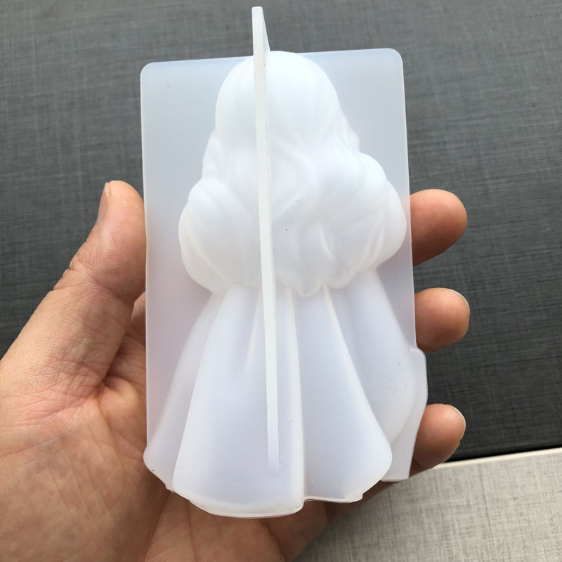 3D 귀여운 공주 실리콘 양초 금형 천사 소녀 비누 수 - Soap Making Supplies 리뷰 및 가격