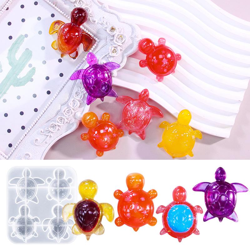 네 마리 거북이 플라스터 실리콘 몰드 DIY 하트 스타 - Soap Making Supplies 리뷰 및 가격