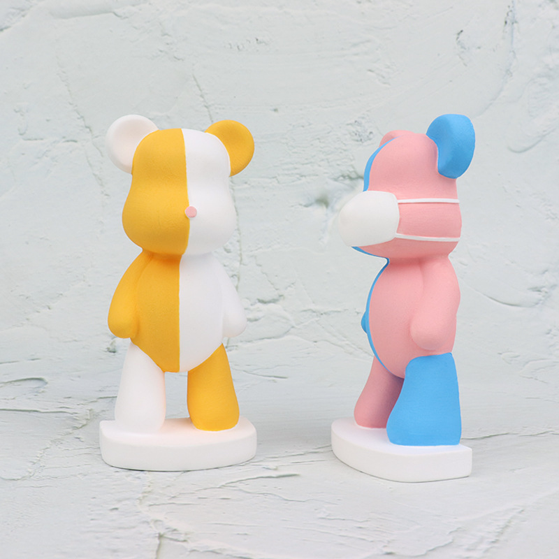 3D 만화 곰 실리콘 캔들 몰드, 귀여운 마스크, 곰  - Soap Making Experiment 리뷰 및 가격