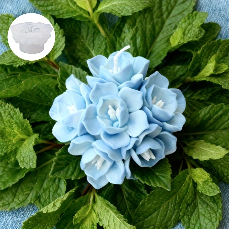 1개의 수국 양초 실리콘 몰드, 양초, 비누, 레진 공 - Soap Making Lye 리뷰 및 가격