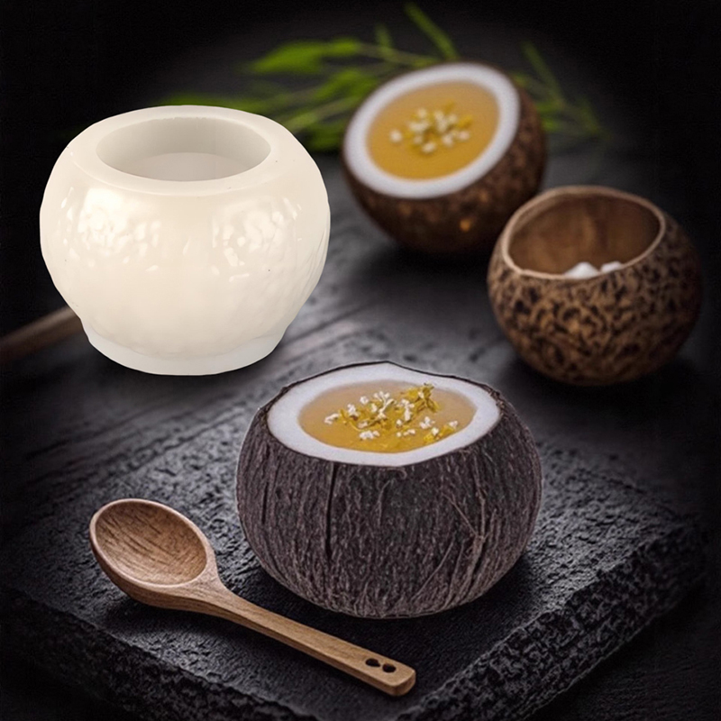 3D 시뮬레이션 코코넛 실리콘 몰드 아로마테라피 캔들  - Soap Making Supplies 리뷰 및 가격