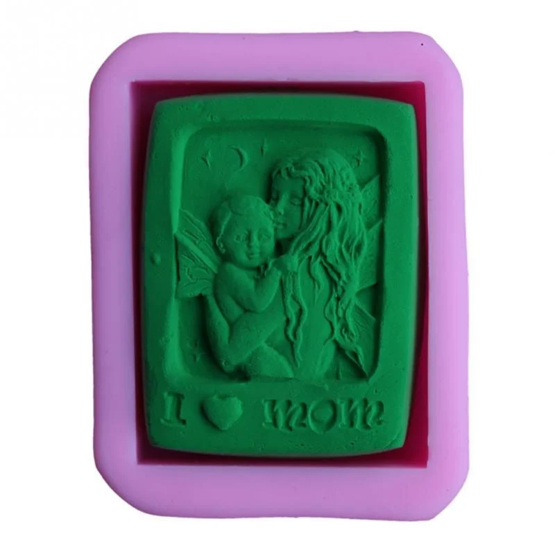 엄마를 안고 아기 사랑 엄마 공예, 실리콘 비누 몰드  - Soap Making Lye 리뷰 및 가격