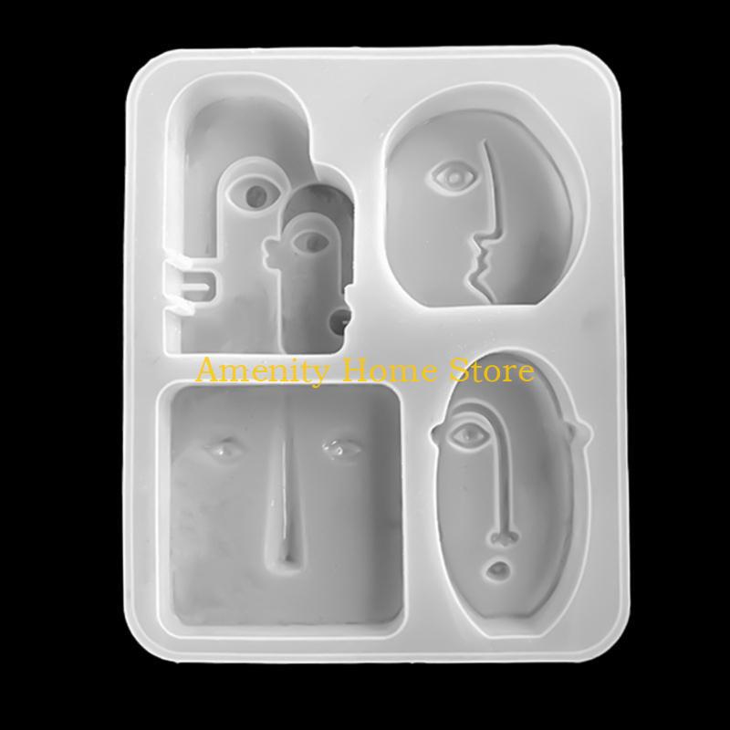 F26C 3D 인간의 얼굴 촛불 금형 아트 실리콘 추상 - Soap Making Homemade 리뷰 및 가격