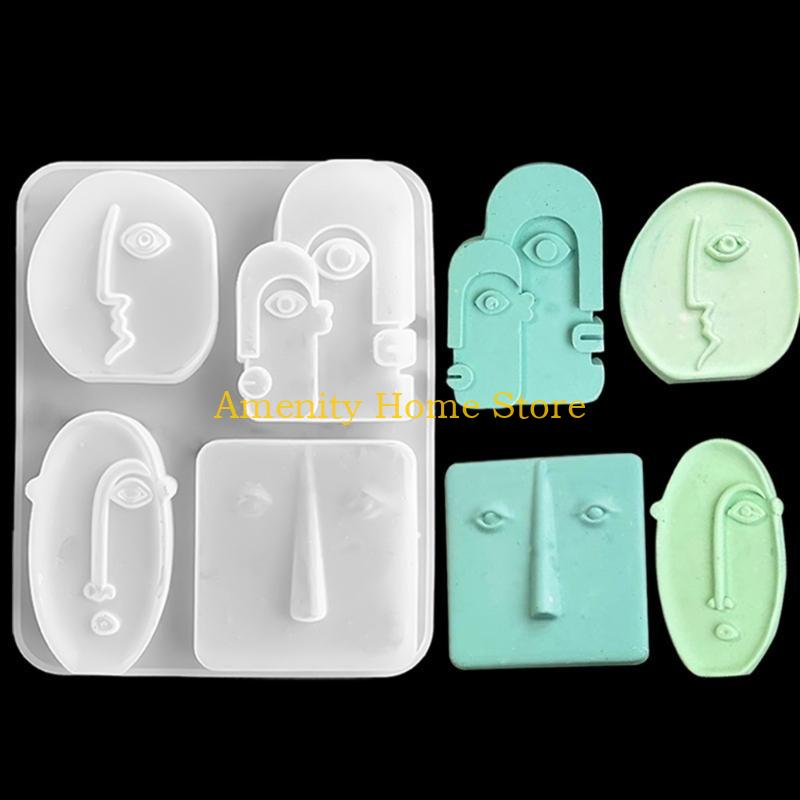 F26C 3D 인간의 얼굴 촛불 금형 아트 실리콘 추상 - Soap Making Homemade 리뷰 및 가격