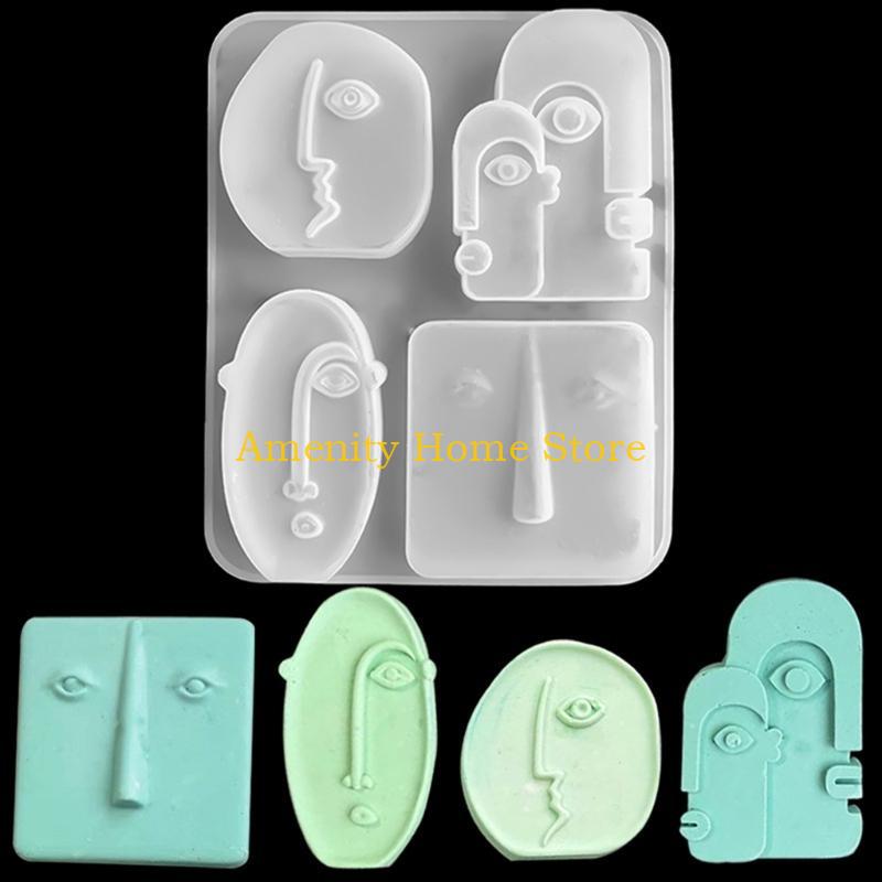 F26C 3D 인간의 얼굴 촛불 금형 아트 실리콘 추상 - Soap Making Homemade 리뷰 및 가격