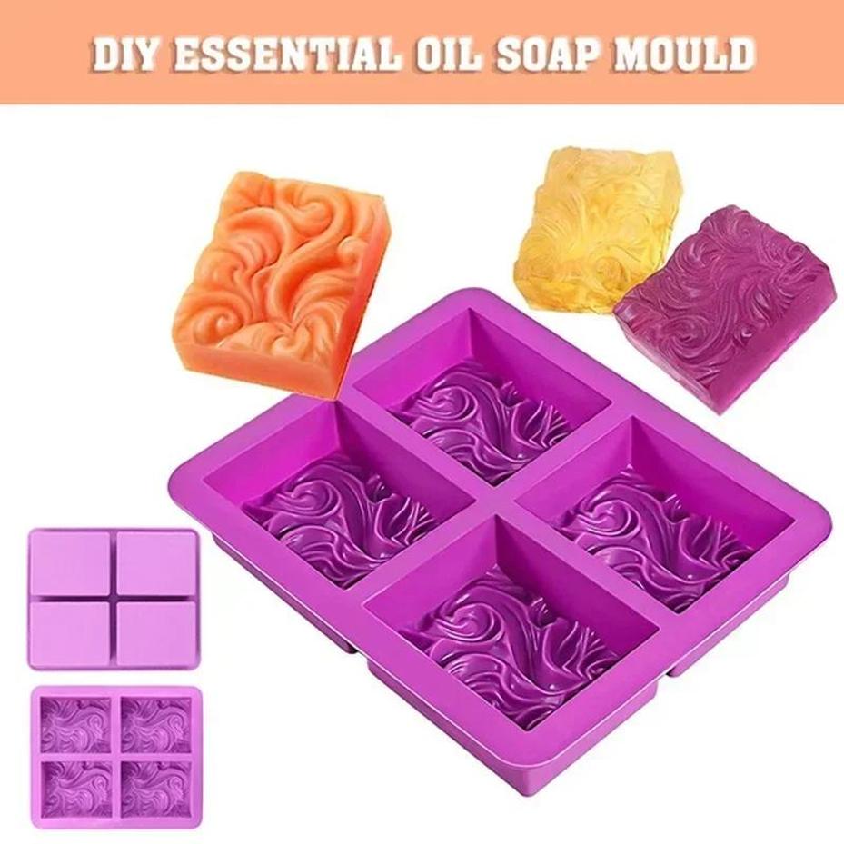 창의적인 1개 케이크 장식 베이킹 도구 4구 꽃 모양  - Soap Making Lye 리뷰 및 가격