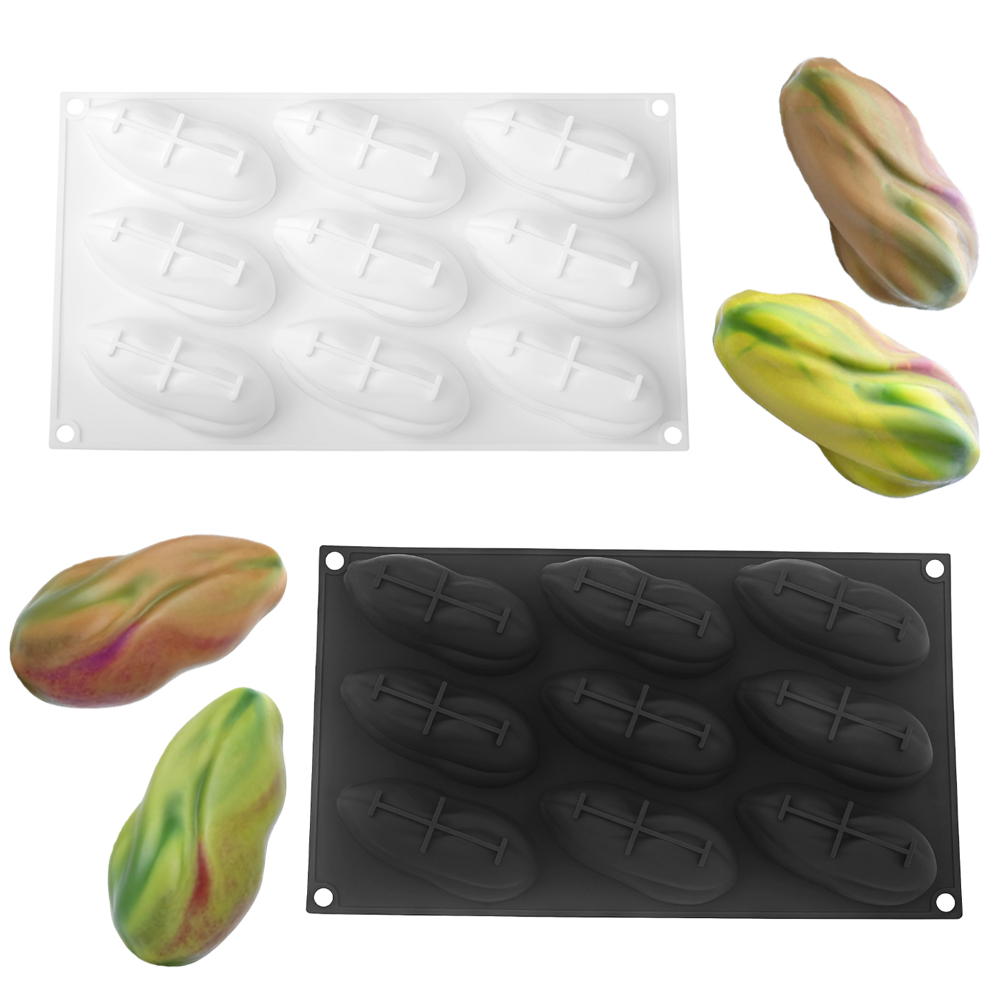 피스타치오 디자인 1구, 4구, 9구 실리콘 초콜릿 몰 - Natural Making Soap 리뷰 및 가격