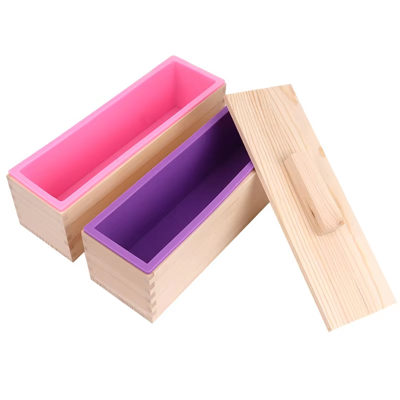 1200ml 직사각형 실리콘 비누 몰드 나무상자(뚜껑  - Soap Making Lye 리뷰 및 가격